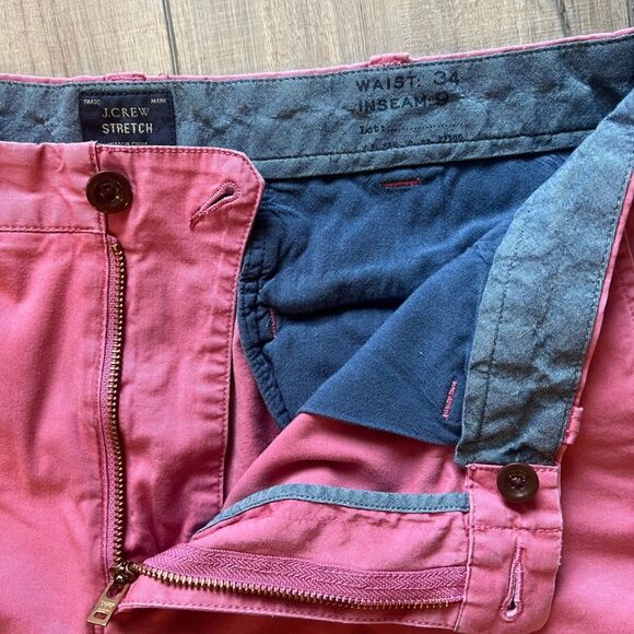 J. Crew Shorts Stretch | Salmon red | size 34” - Picture 3 of 5